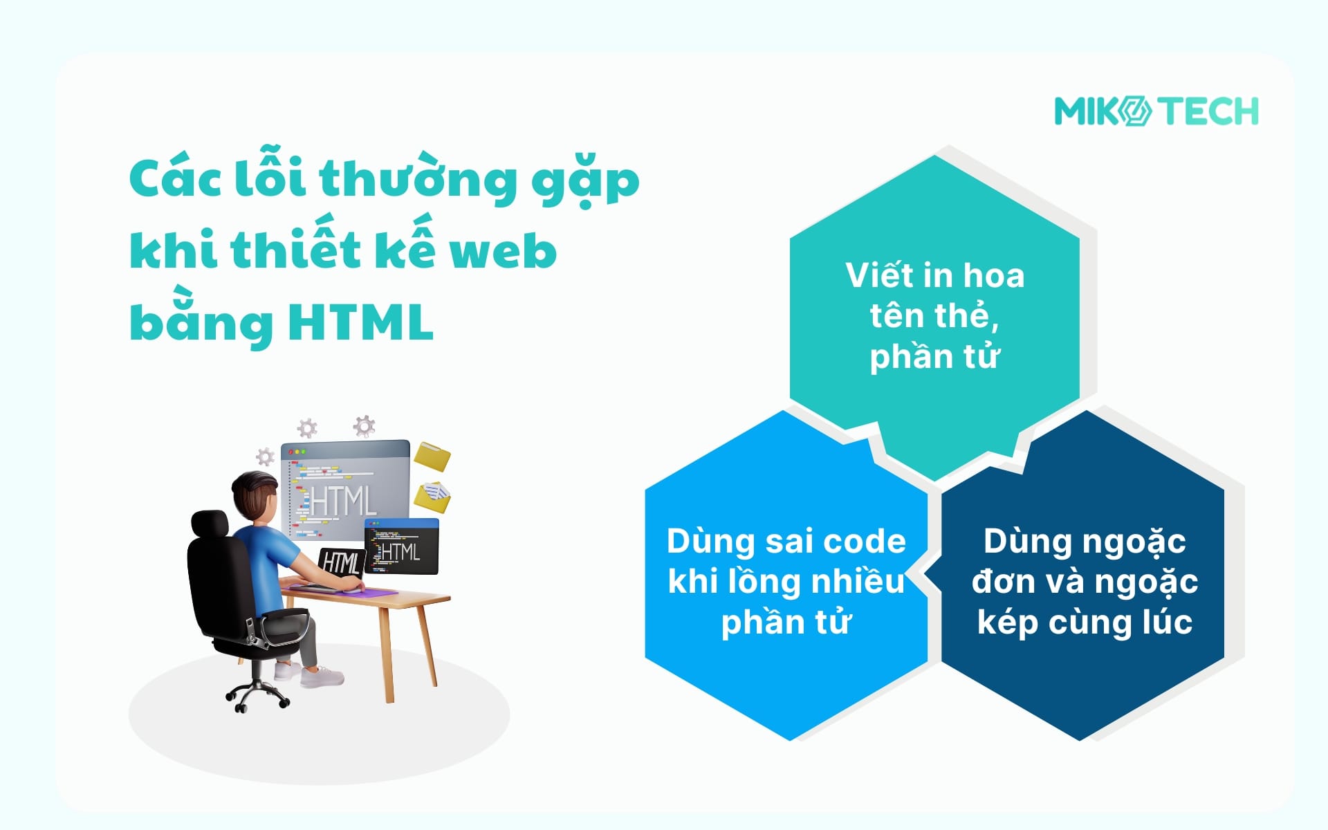 Các lỗi thường gặp khi thiết kế web bằng HTML