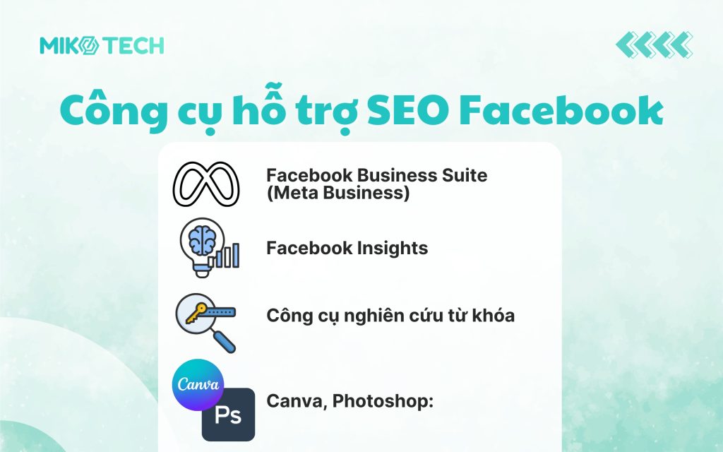 Công cụ hỗ trợ SEO Facebook