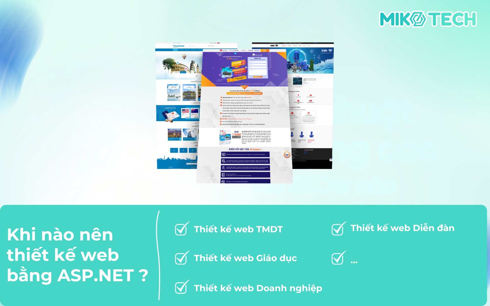 Khi nào nên thiết kế website bằng ASP.NET?