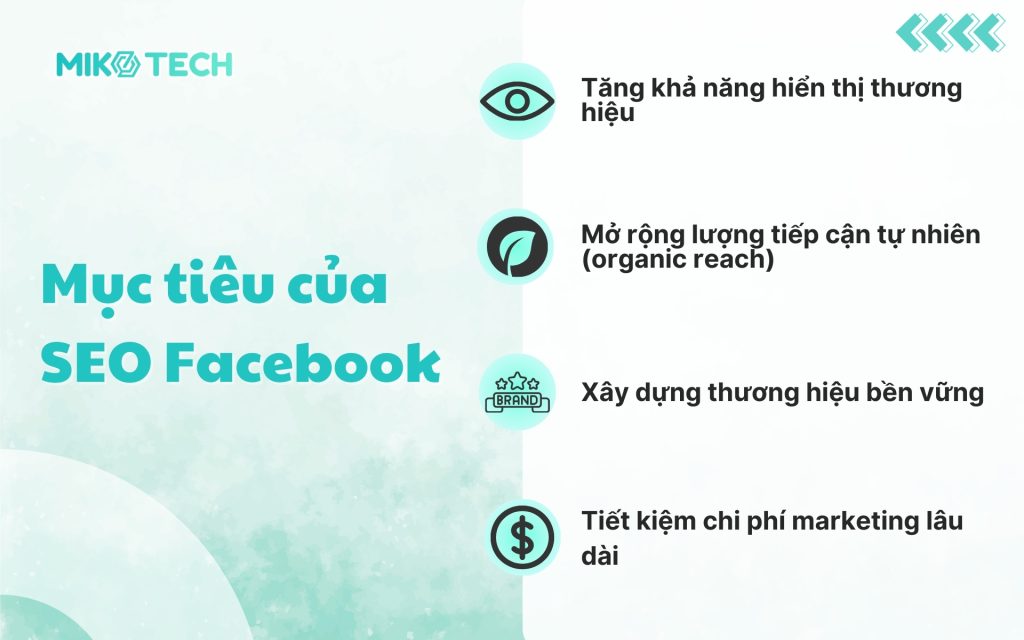 Mục tiêu của SEO Facebook