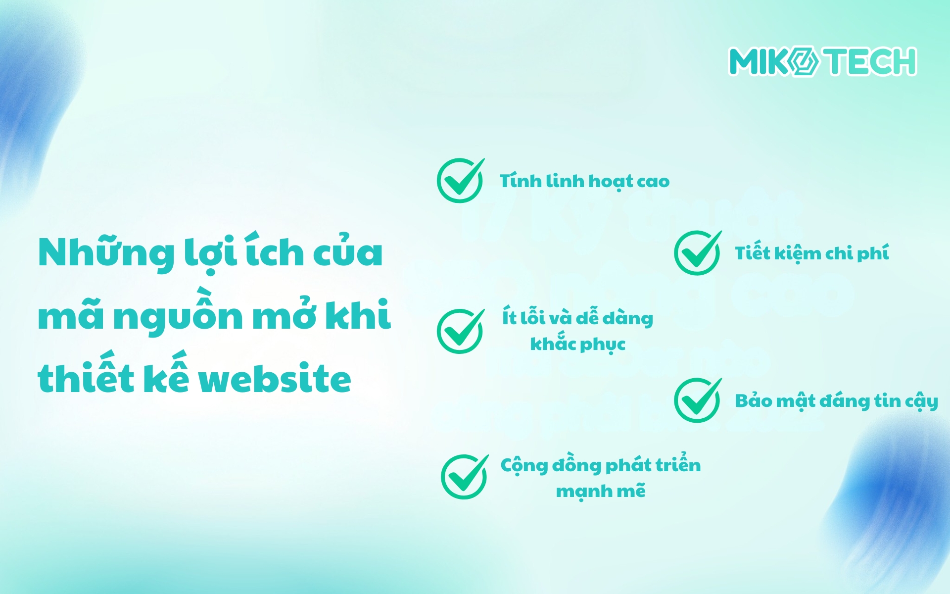 Những lợi ích của mã nguồn mở khi thiết kế website