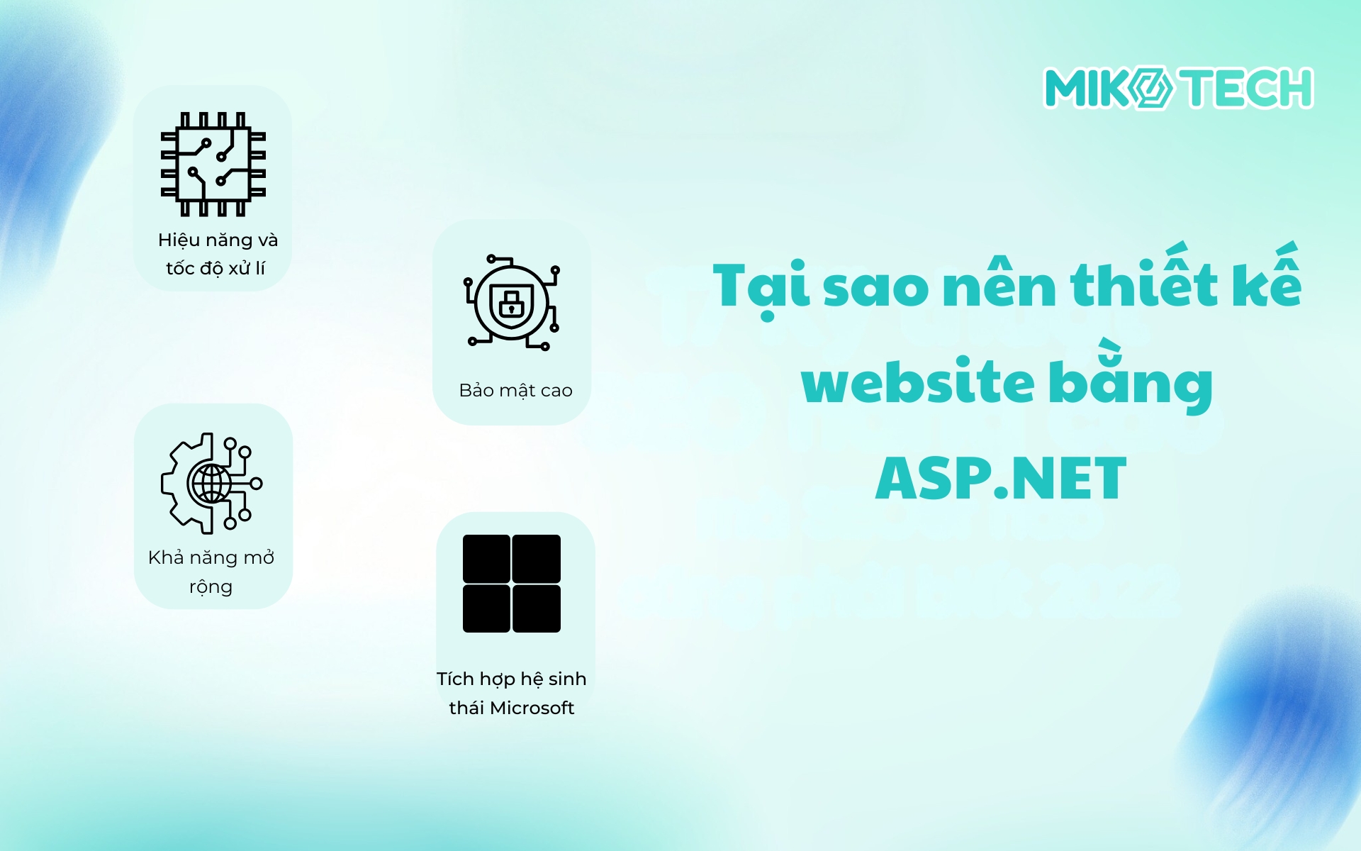 Tại sao nên thiết kế website bằng ASP.NET?