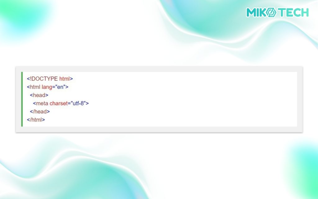 Thêm HTML5 doctype