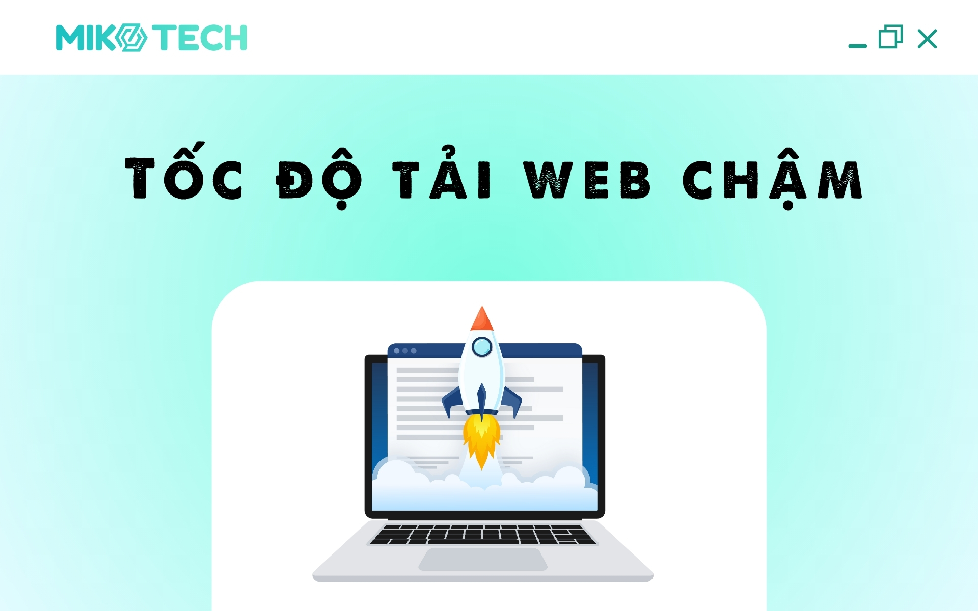 Tốc độ tải web chậm