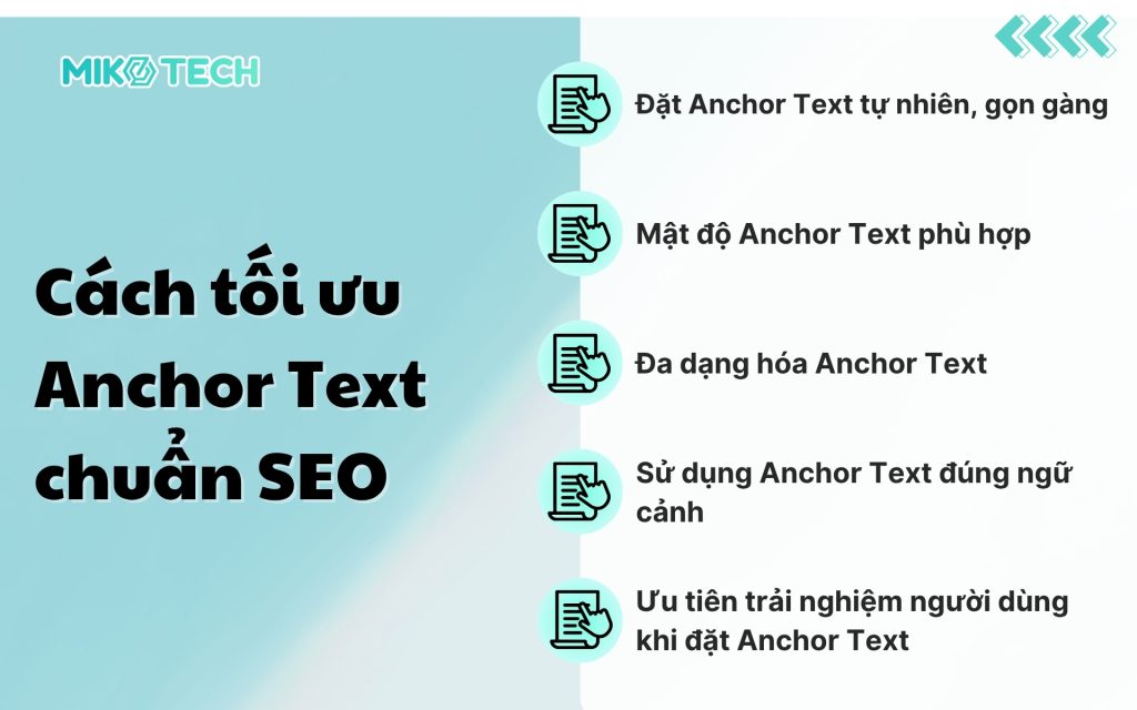 Cách tối ưu Anchor Text chuẩn SEO