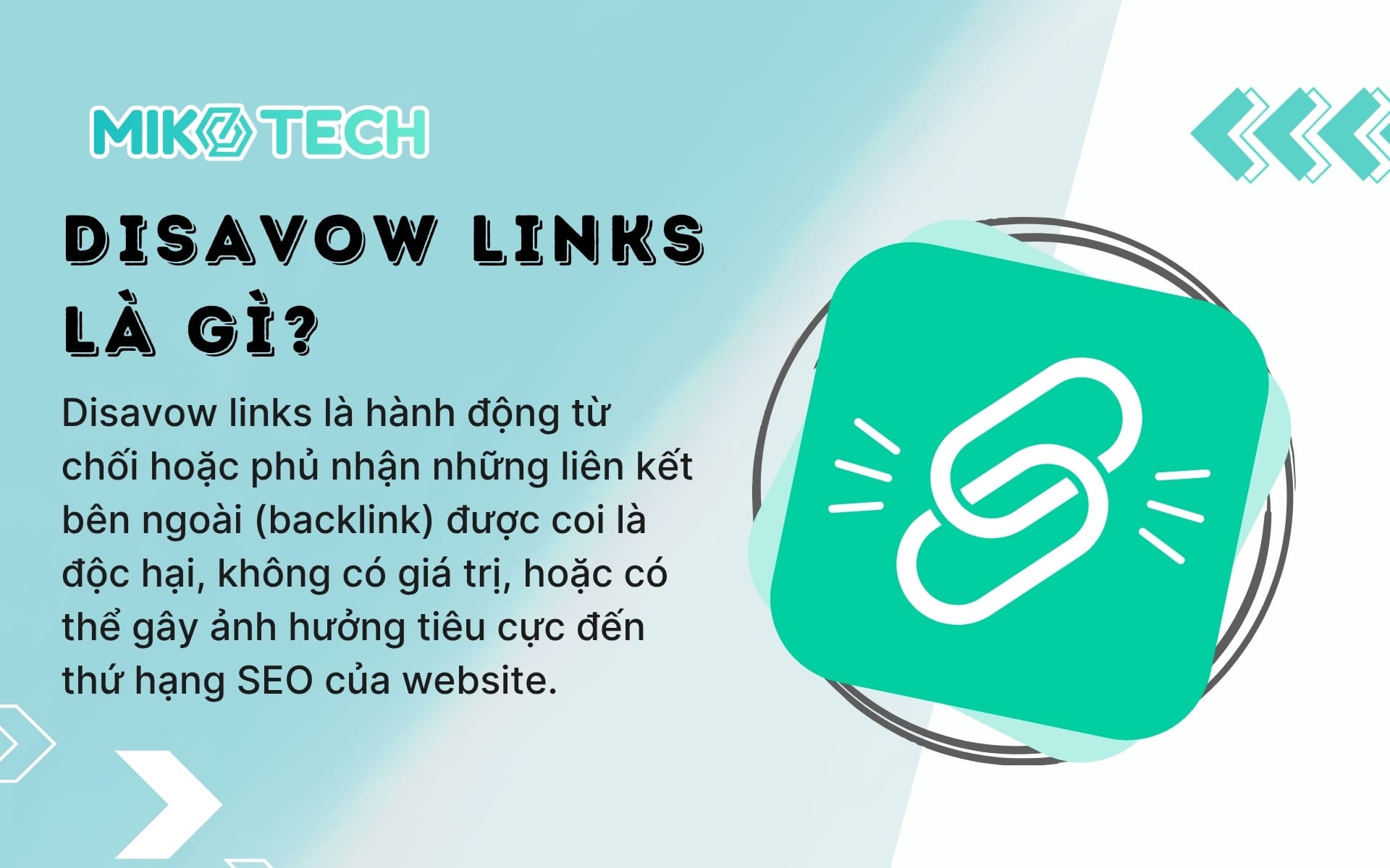 Disavow links là gì?