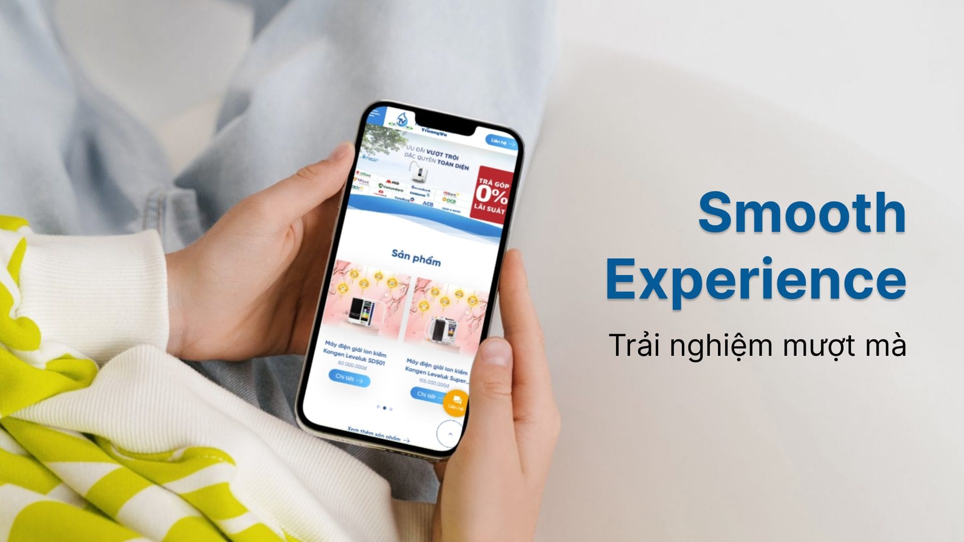 Dự Án Kangen Water Trường Vũ 5 Smooth Experience – Cảm nhận như nước