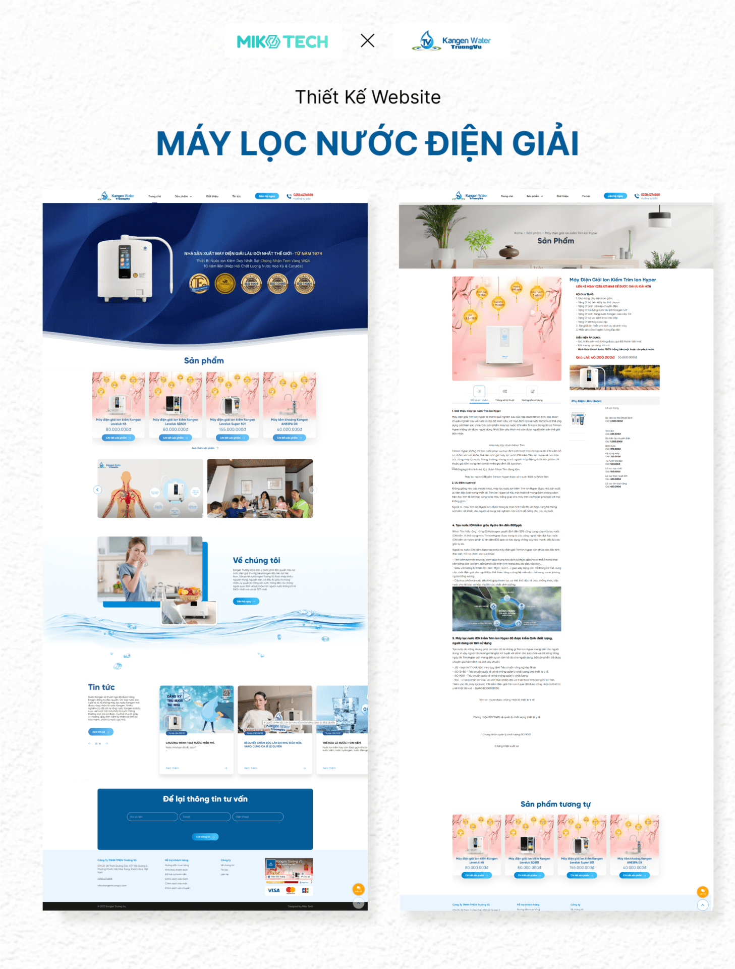 Dự Án Kangen Water Trường Vũ 2 Mẫu giao diện Kangen Trường Vũ