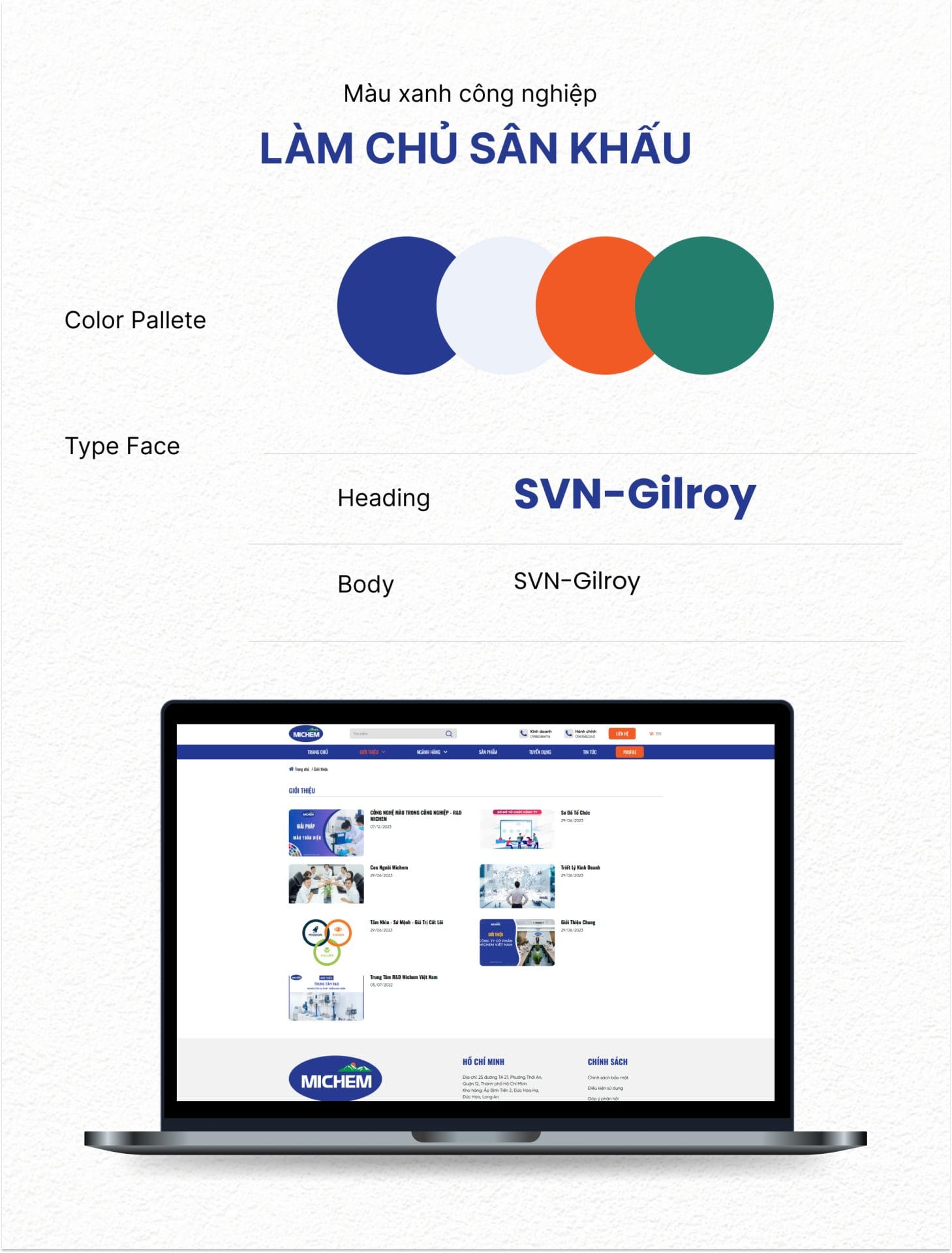 Dự án Michem 3 Màu xanh công nghiệp làm chủ sân khấu