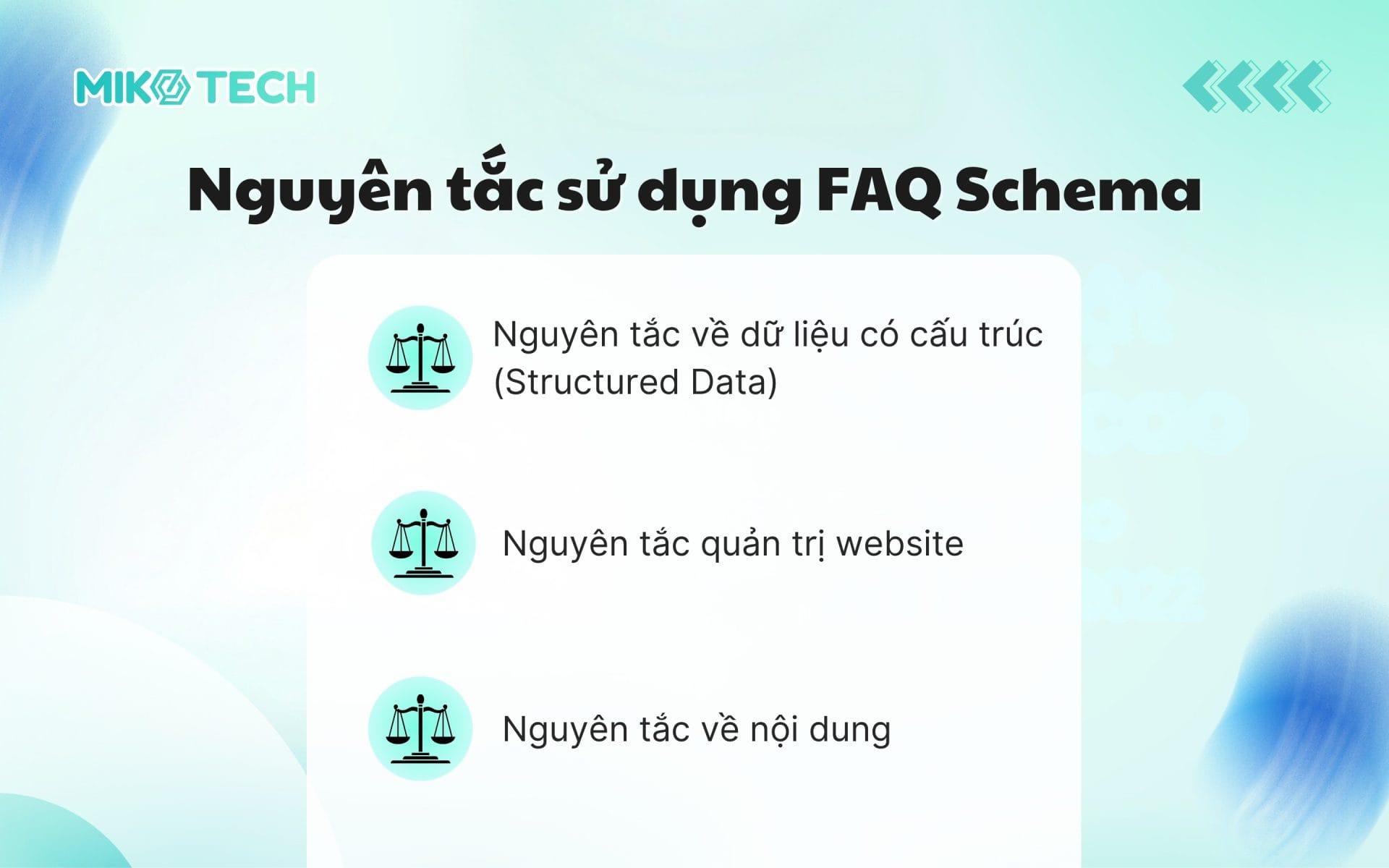 Nguyên tắc sử dụng FAQ Schema