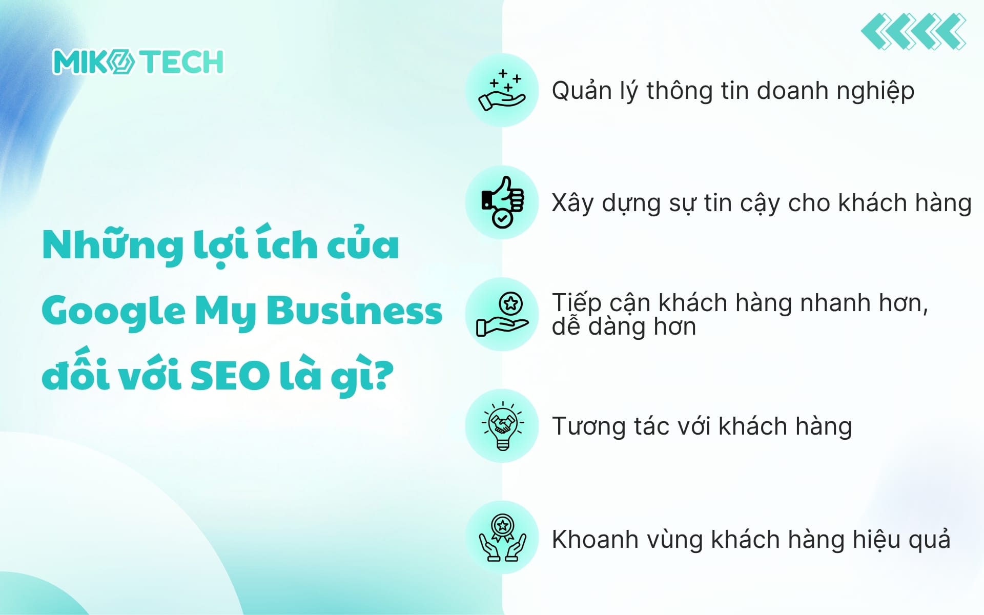 Những lợi ích của Google My Business đối với SEO là gì?