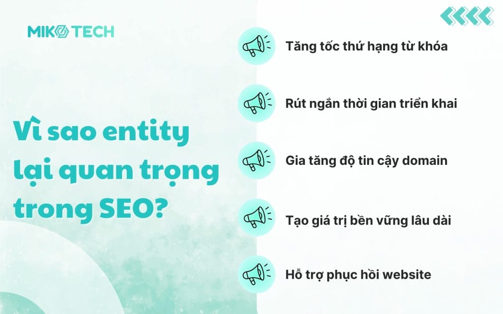 Vì sao entity lại quan trọng trong SEO?