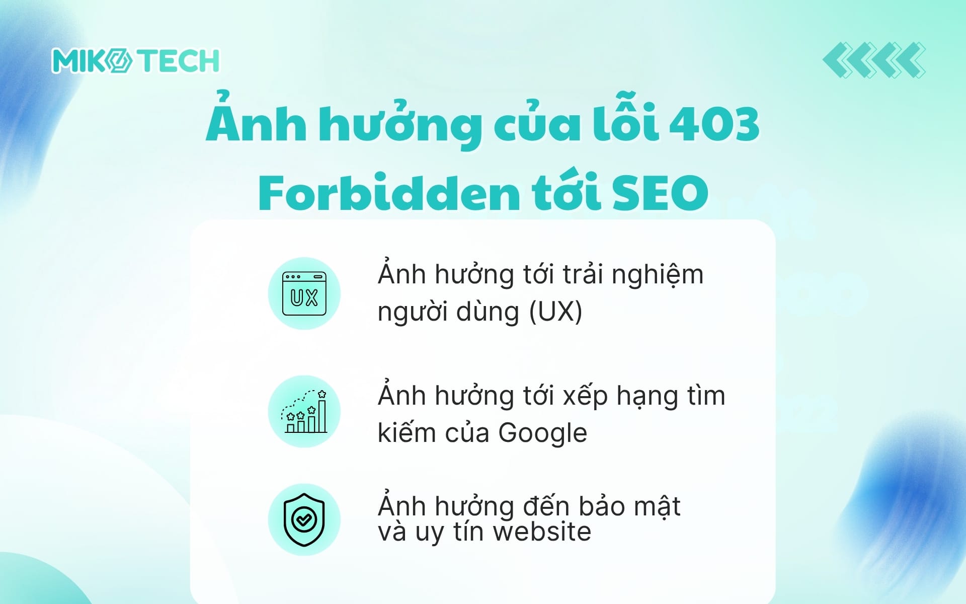 Ảnh hưởng của lỗi 403 Forbidden tới SEO
