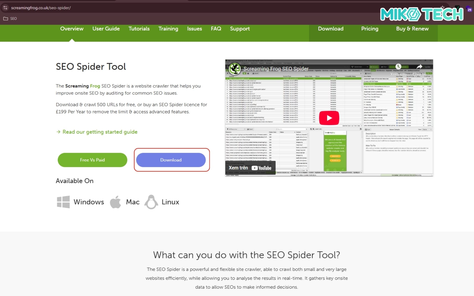 Internal Link là gì? Cách Xây Dựng Liên Kết Nội Bộ Chuẩn SEO 7 Bước 1: truy cập website để tải công cụ