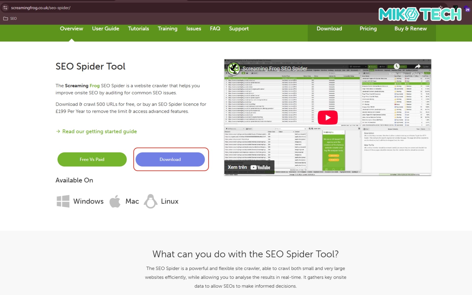 Screaming Frog là gì? Hướng dẫn chi tiết cho người mới 2 Cách tải Screaming Frog