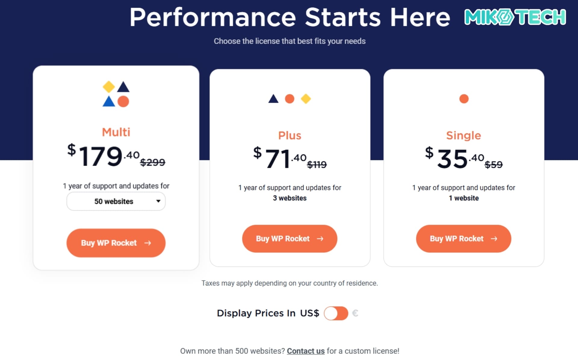 WP Rocket là gì? Hướng dẫn cài đặt và tối ưu chi tiết 5 Mua gói phù hợp và tải plugin về máy