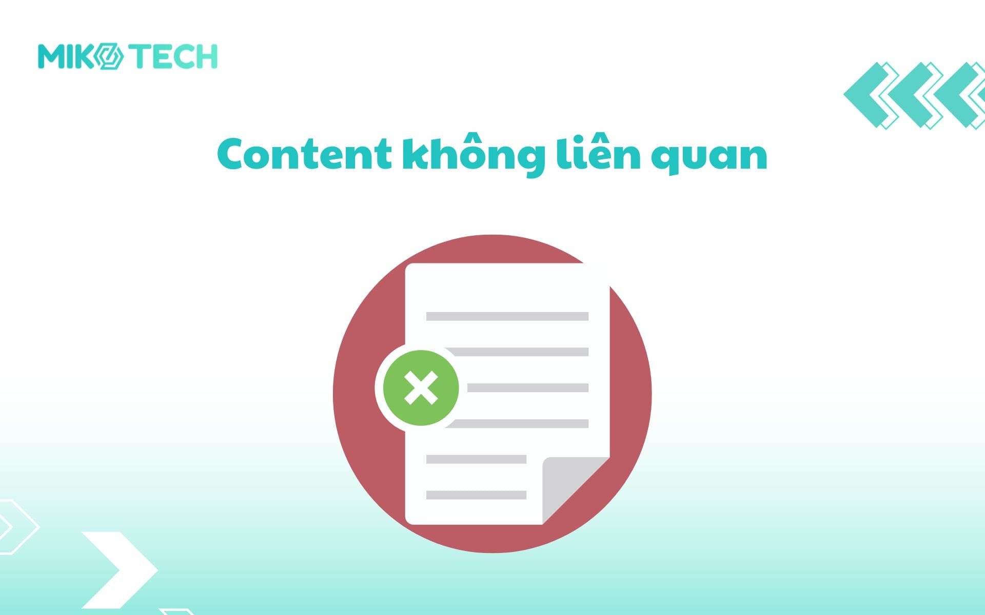 content không liên quan