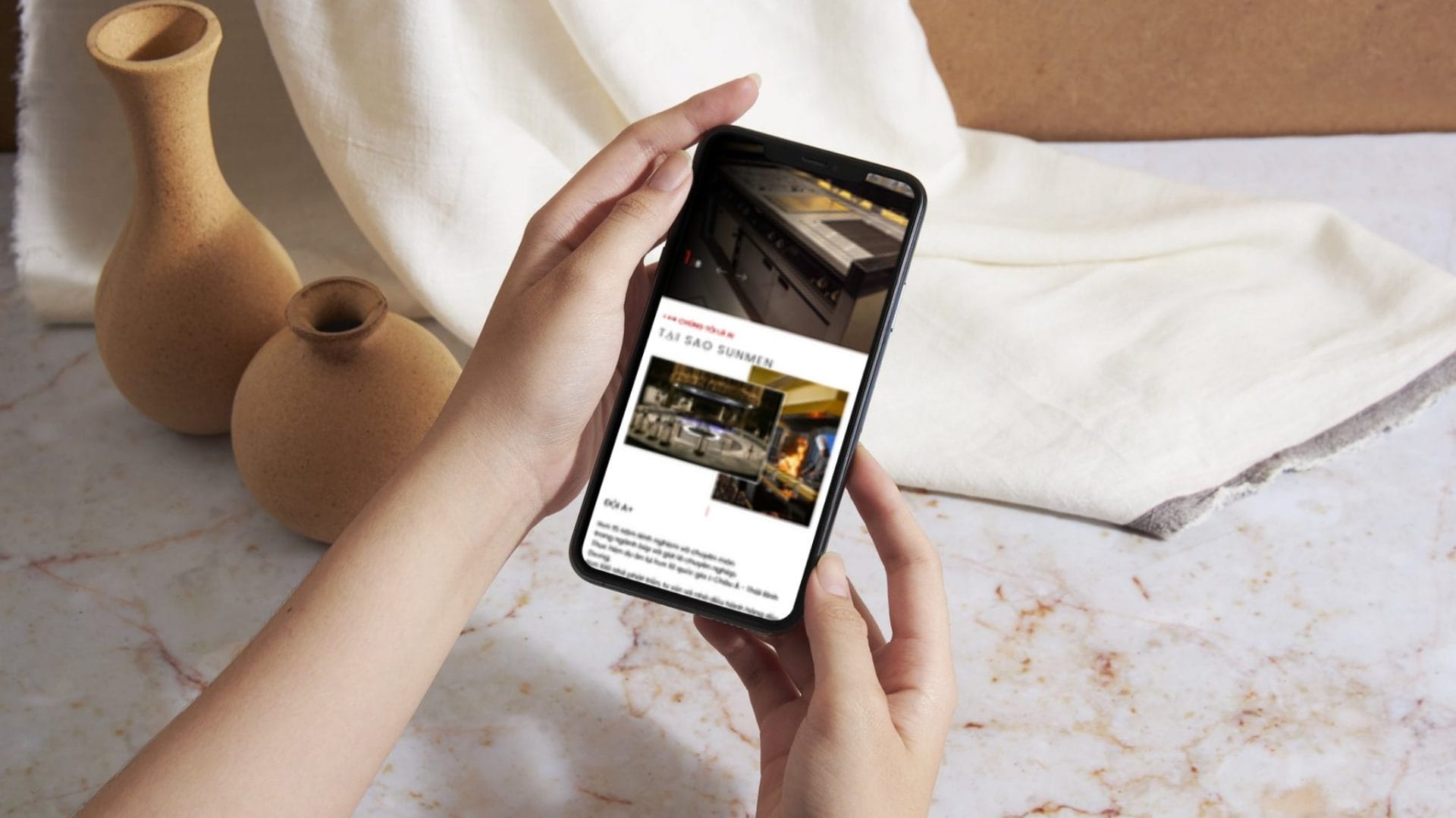 Dự Án SUNMEN 5 Giao diện mobile SUNMEN