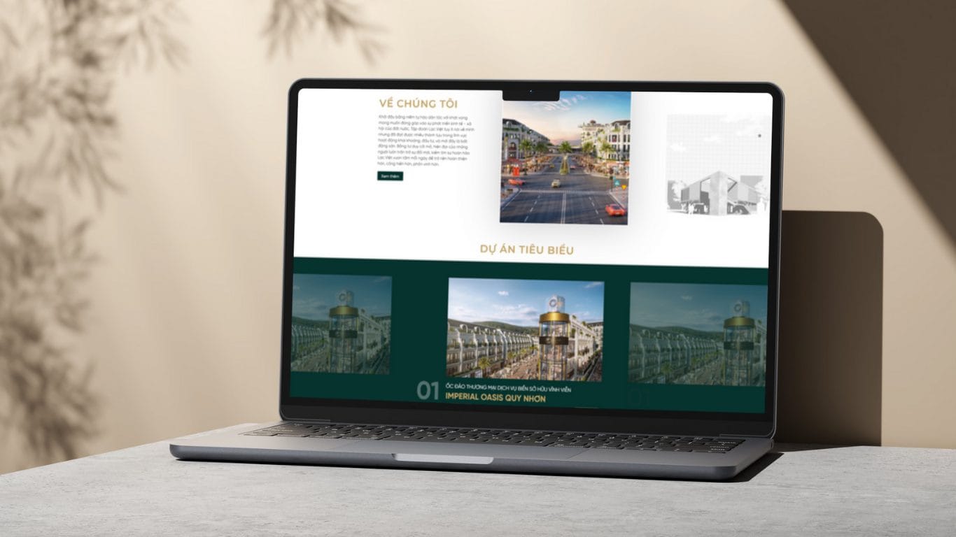 Dự Án Lạc Việt 4 Giao diện web Lạc Việt Corp