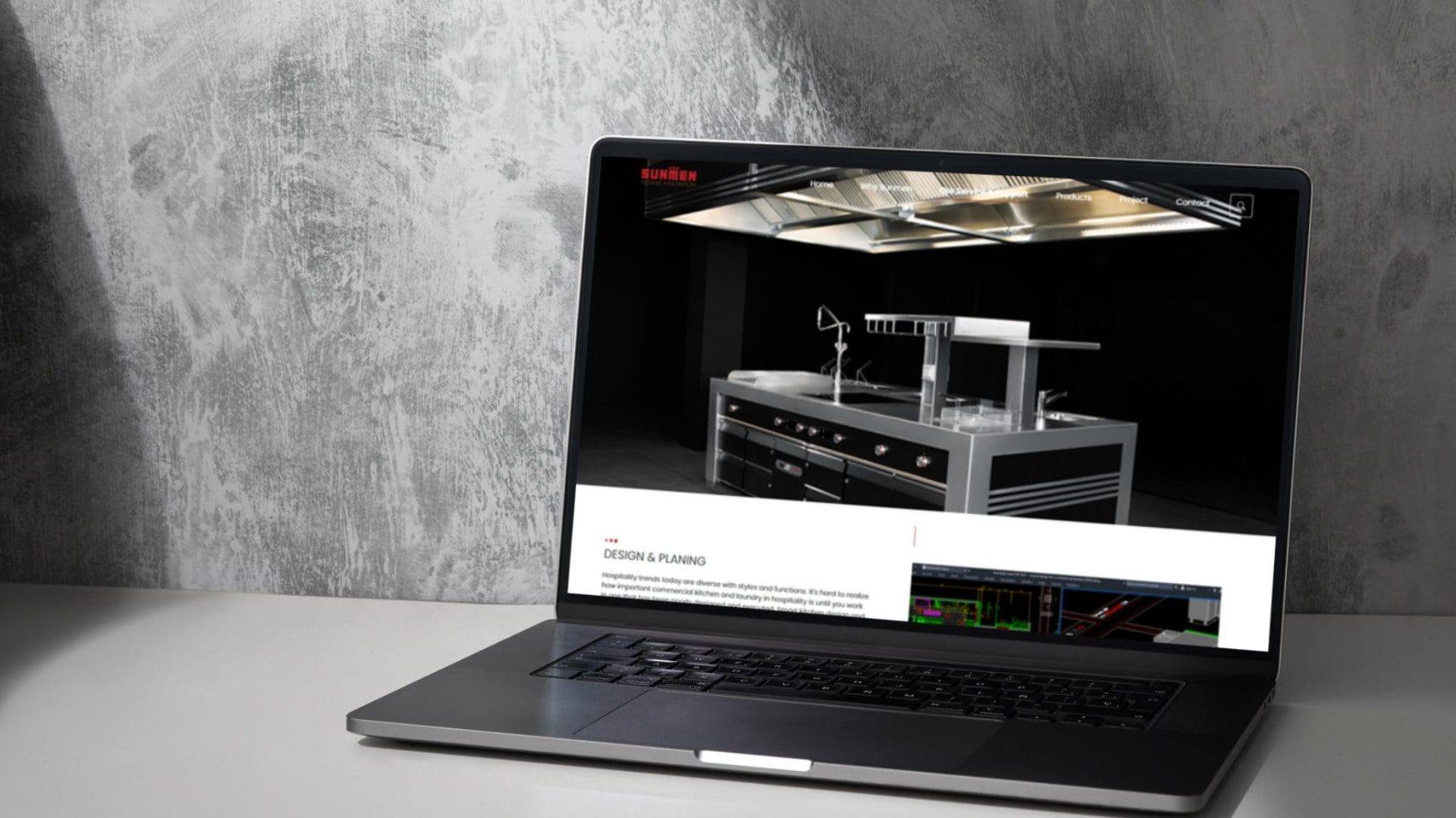 Dự Án SUNMEN 4 Giao diện web SUNMEN