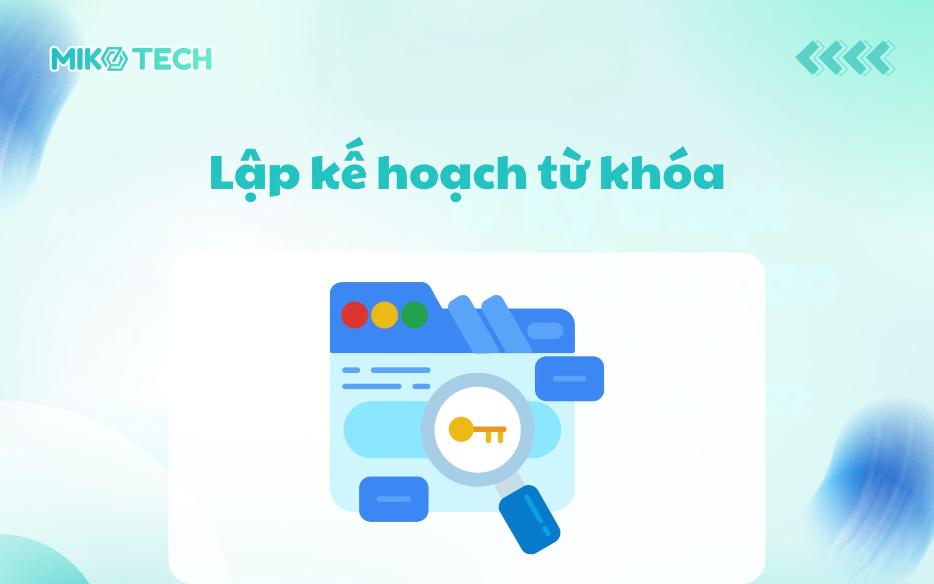 Lập kế hoạch từ khóa 