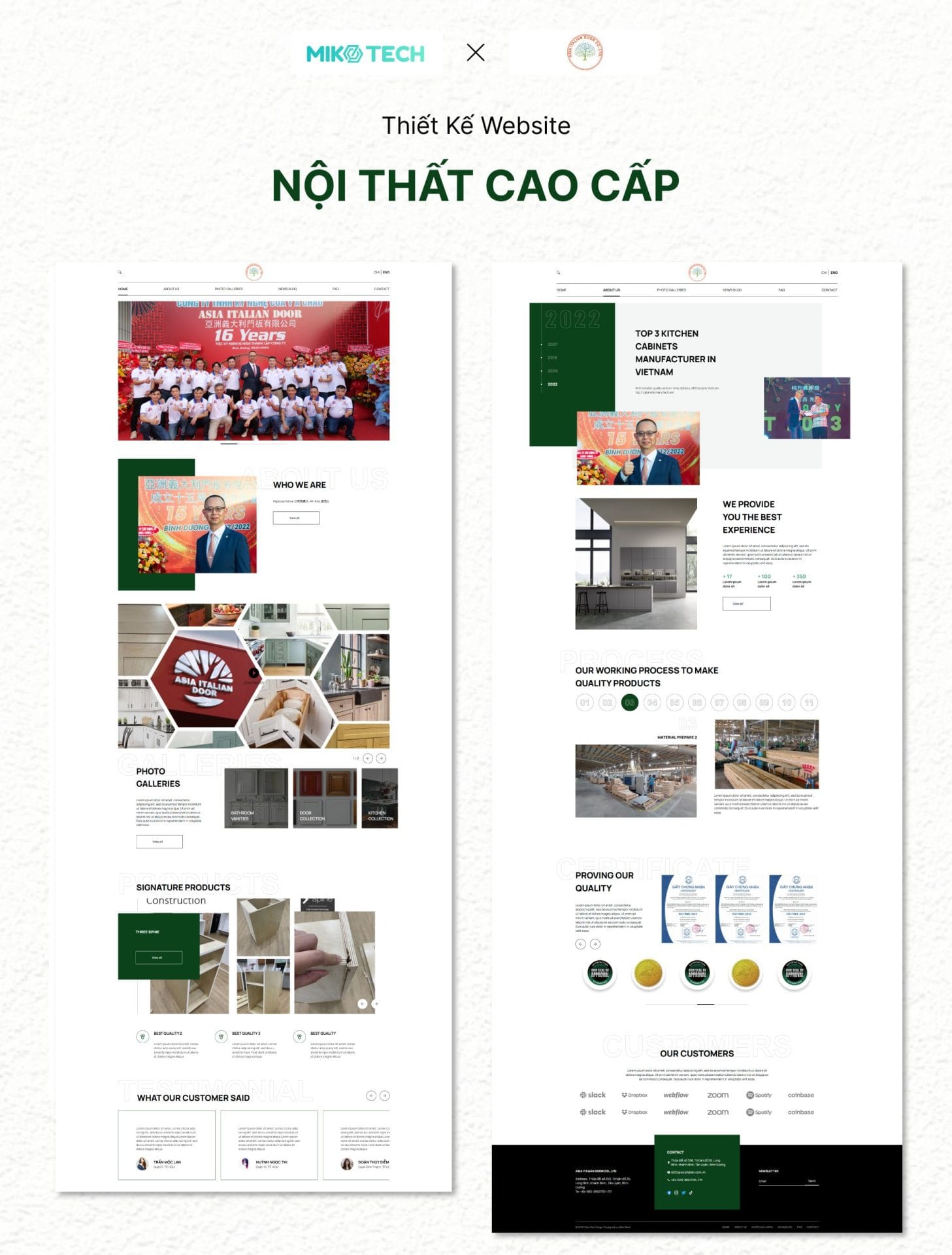 Dự Án Cửa Ý Á Châu 12 Thiết kế website Cửa Ý Á Châu