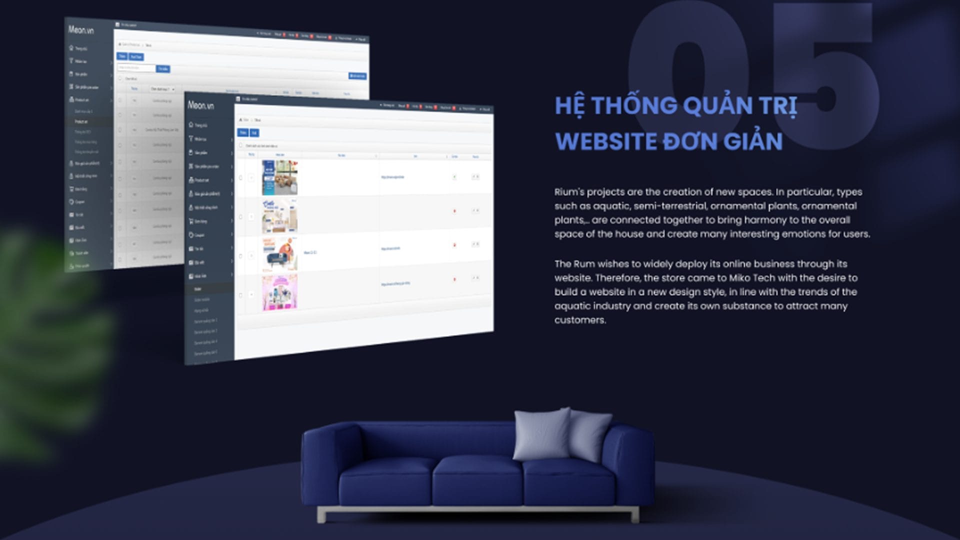 Thiết kế website Meon VN