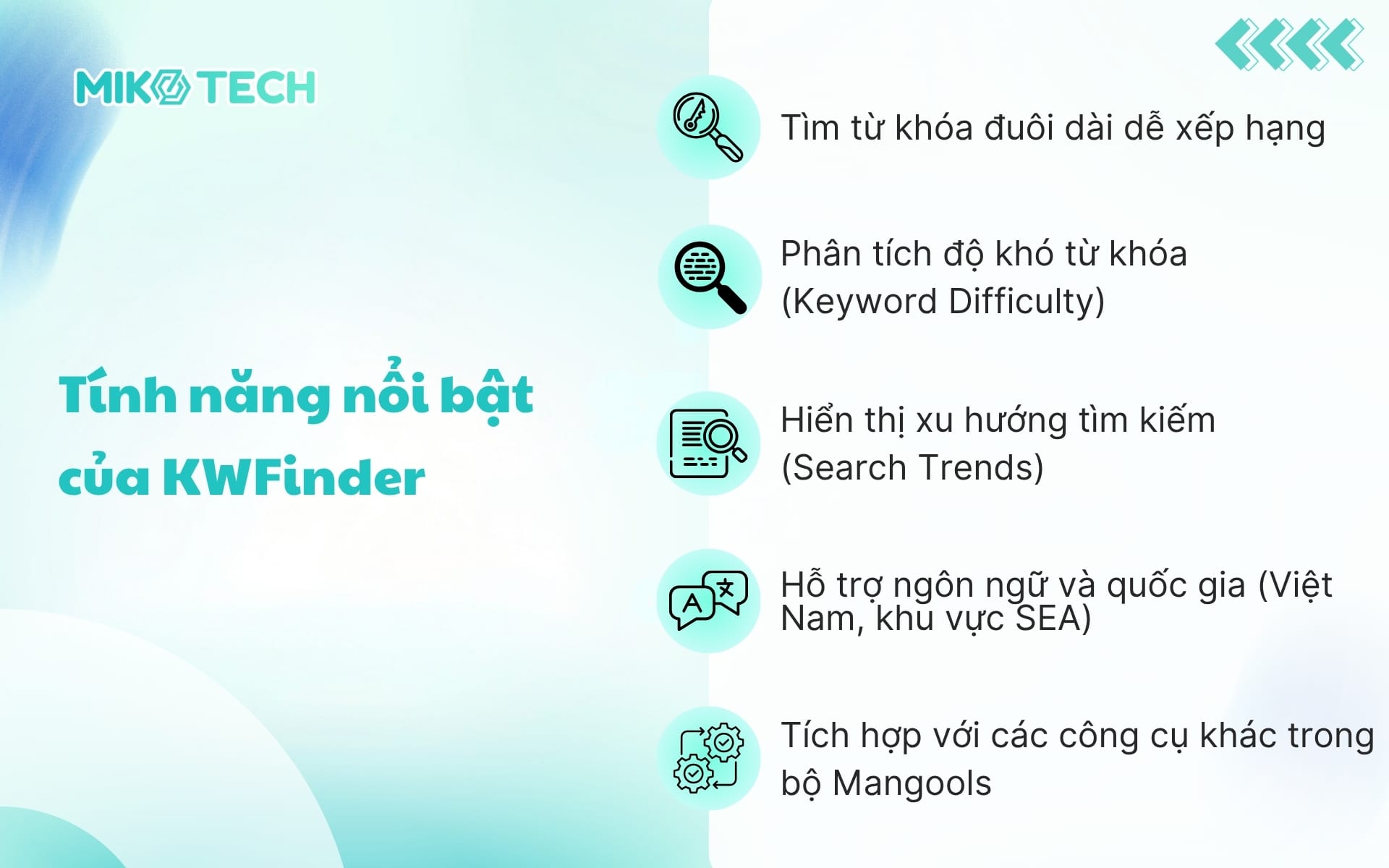 Tính năng nổi bật của KWFinder