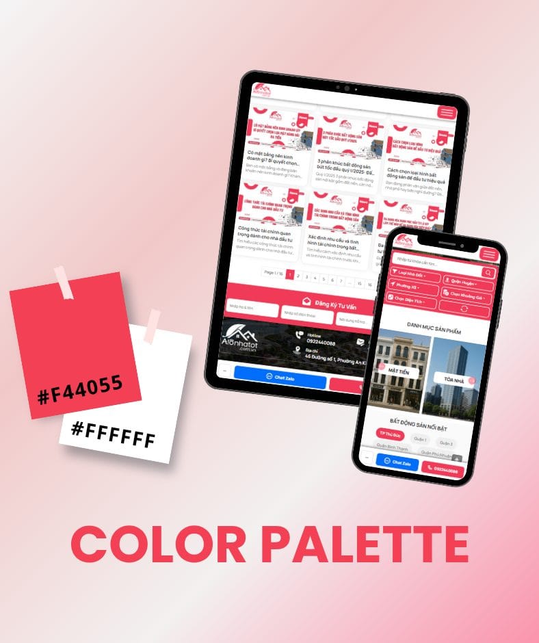 Dự Án Alonhatot 3 web design alonhatot