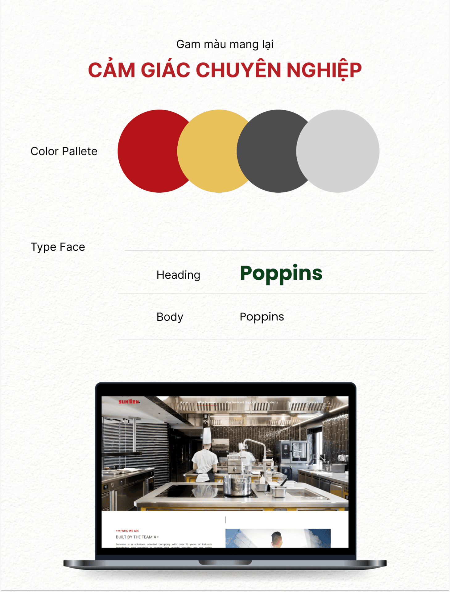 Dự Án SUNMEN 3 Web Design SUNMEN