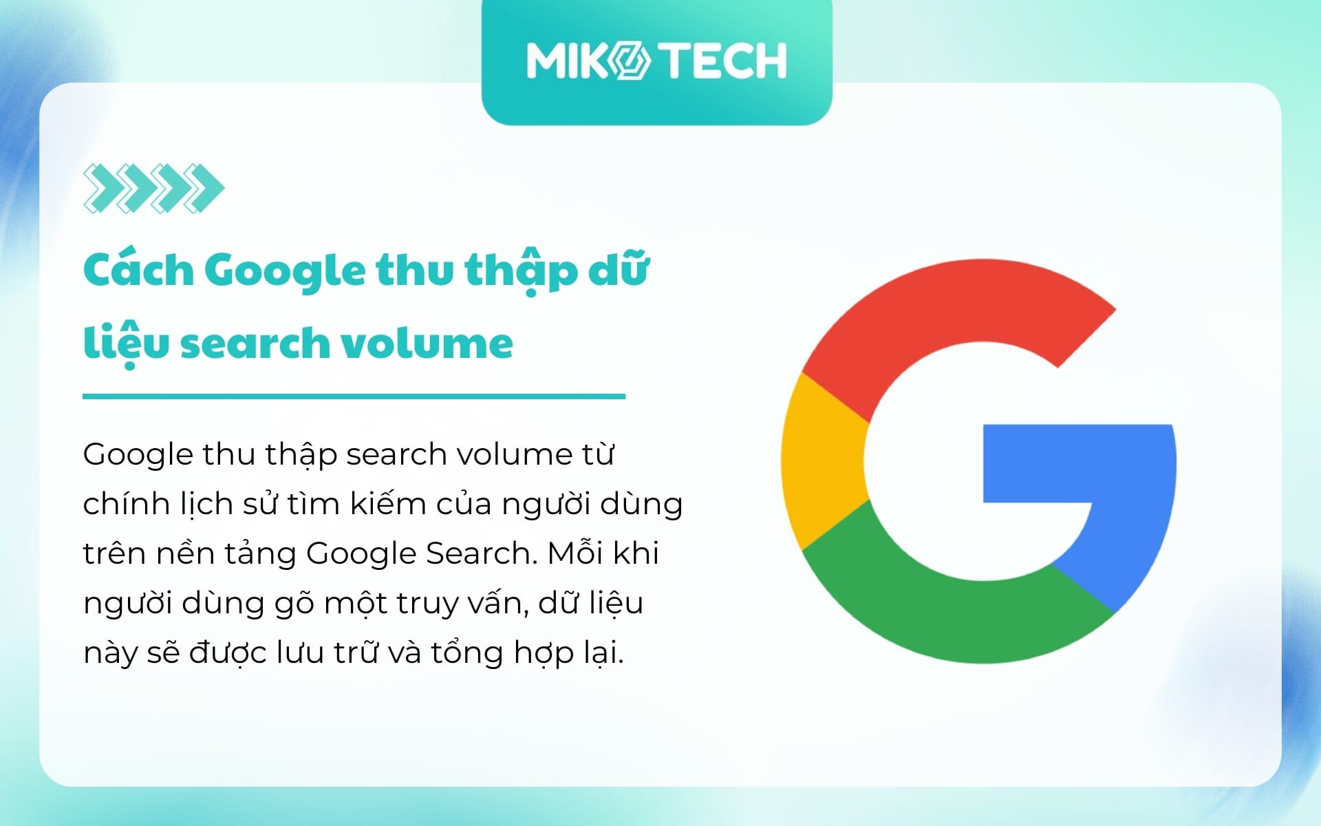Cách Google thu thập dữ liệu search volume
