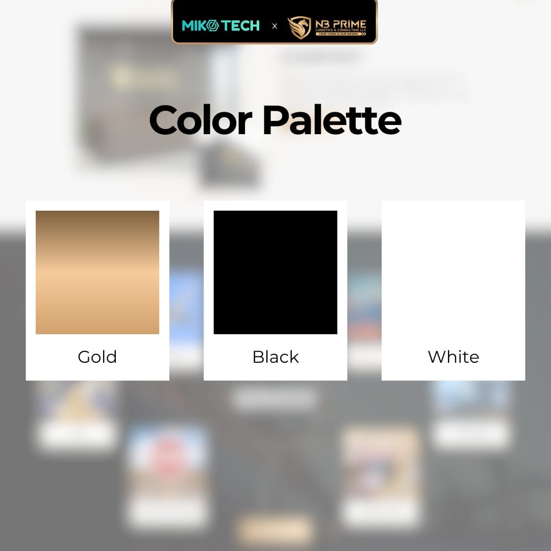 Color Pallete website NB Prime