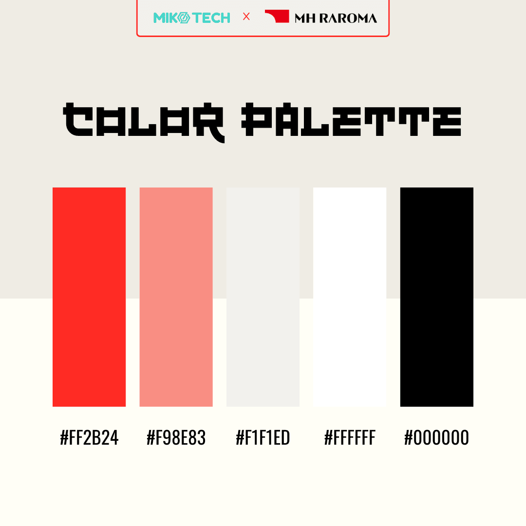 Color pallete website MH Raroma Manga Contest
