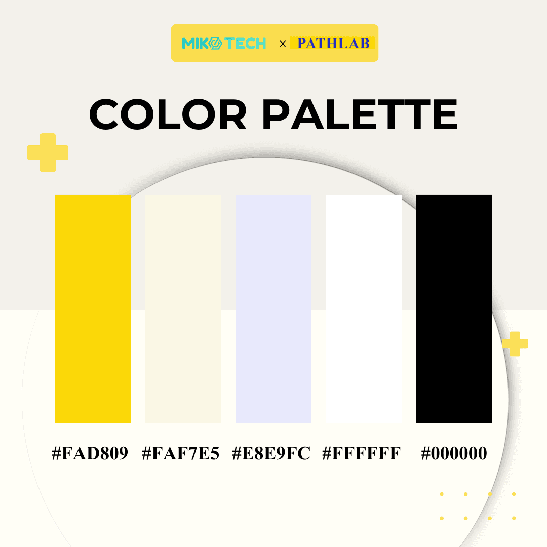 Dự án Pathlab 3 Color Pallete website Pathlab