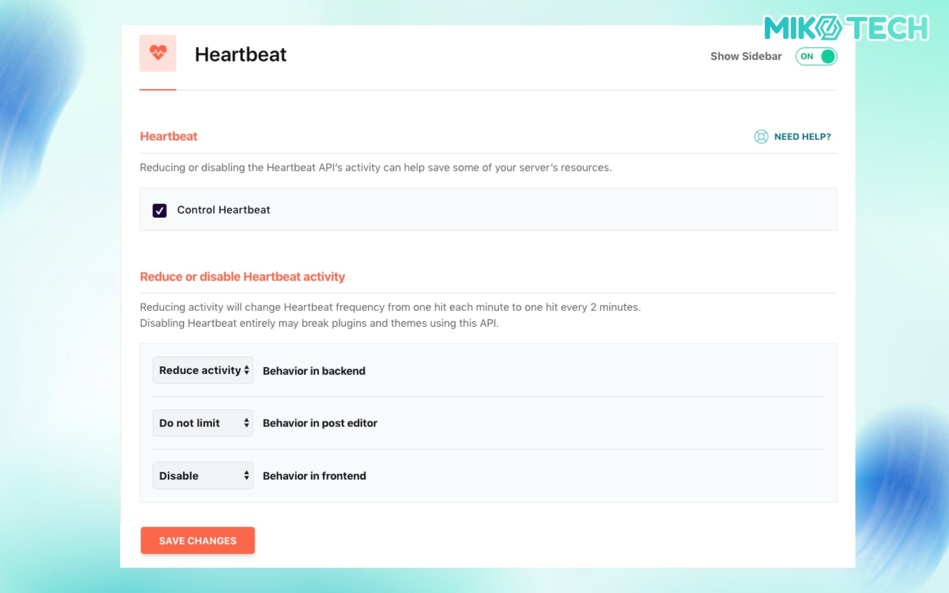 WP Rocket là gì? Hướng dẫn cài đặt và tối ưu chi tiết 11 Heartbeat