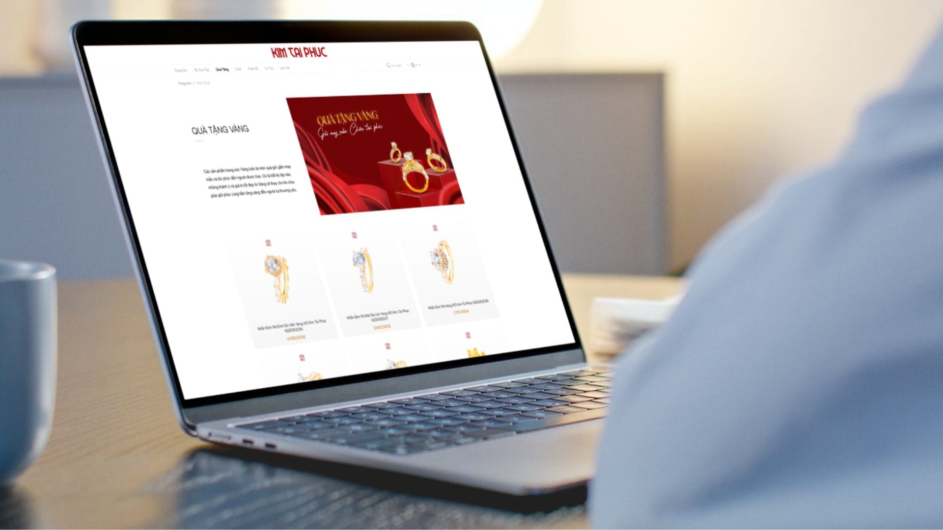 Dự Án Kim Tài Phúc 5 Thiết kế website Kim Tài Phúc