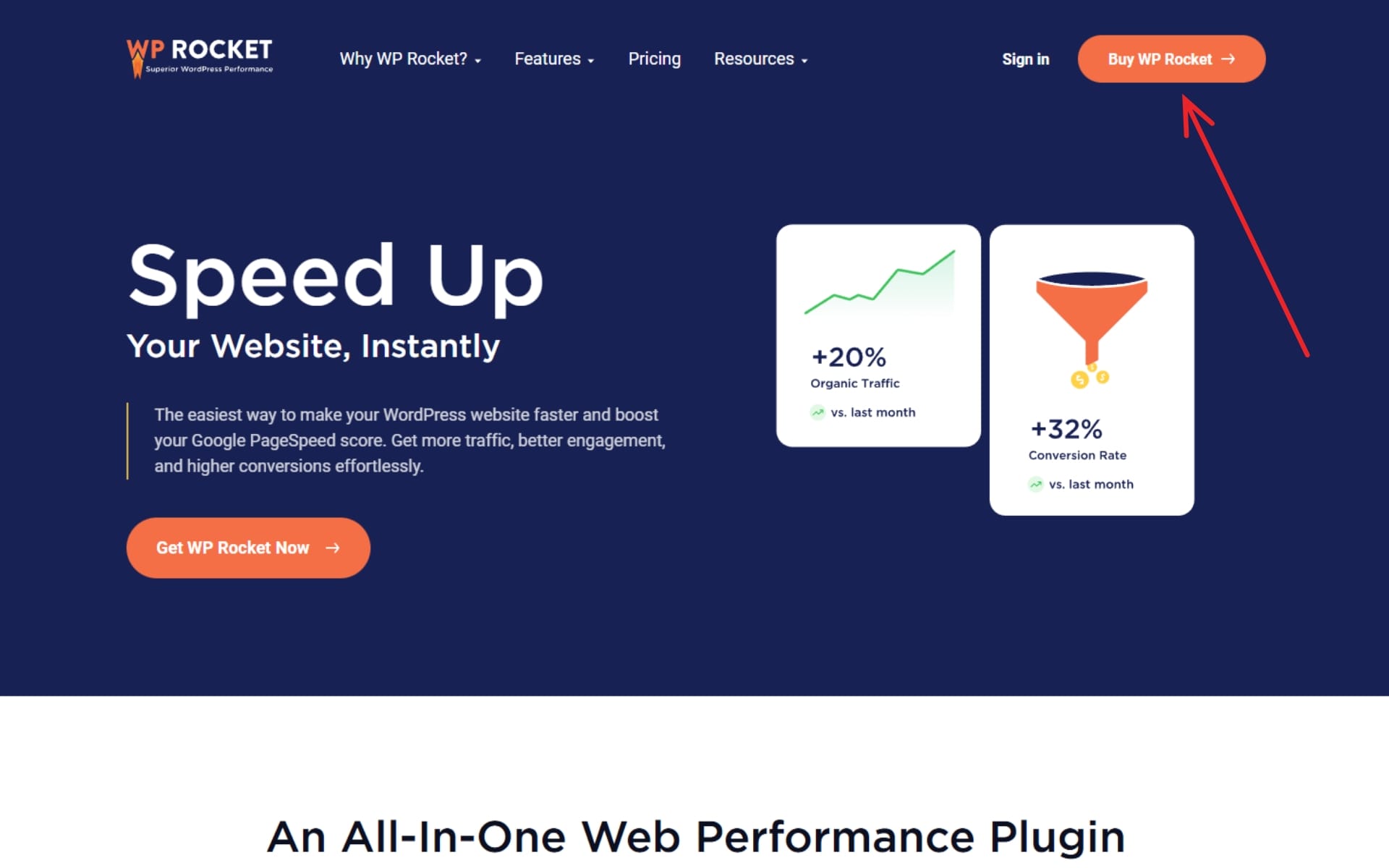 WP Rocket là gì? Hướng dẫn cài đặt và tối ưu chi tiết 4 Truy cập trang web chính thức của WP Rocket