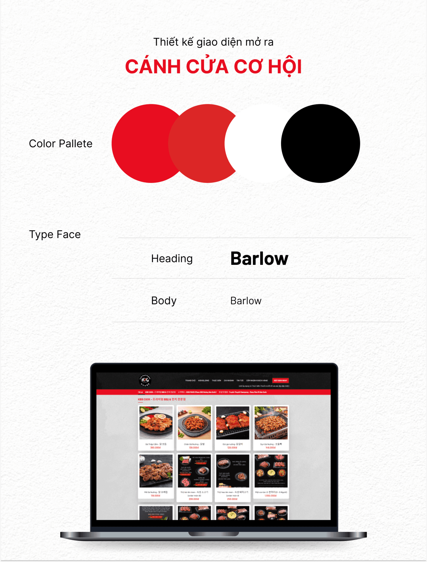 Color pallete website Kig Holding