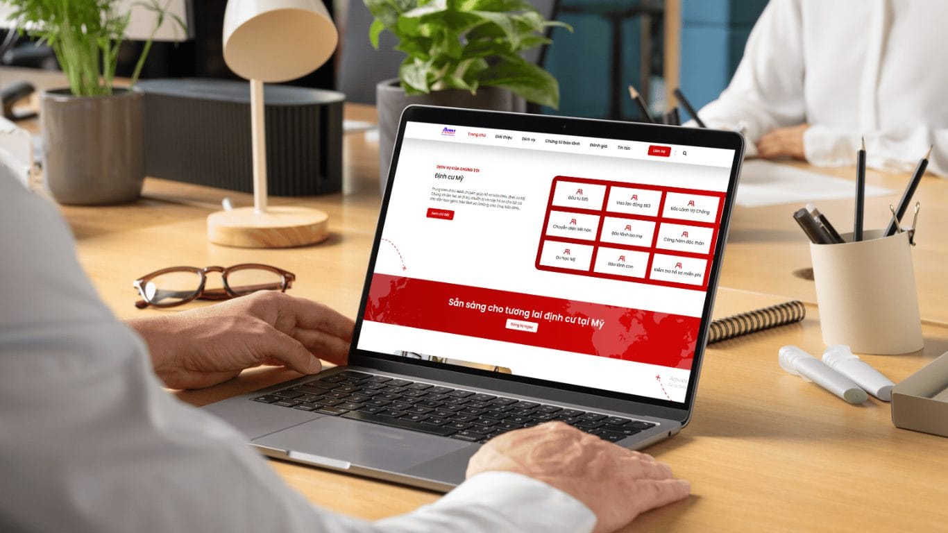 Thiết kế website AIMS