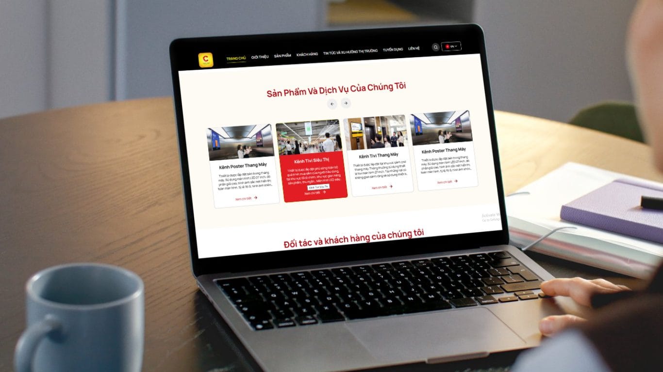 Thiết kế website Chicilon Media