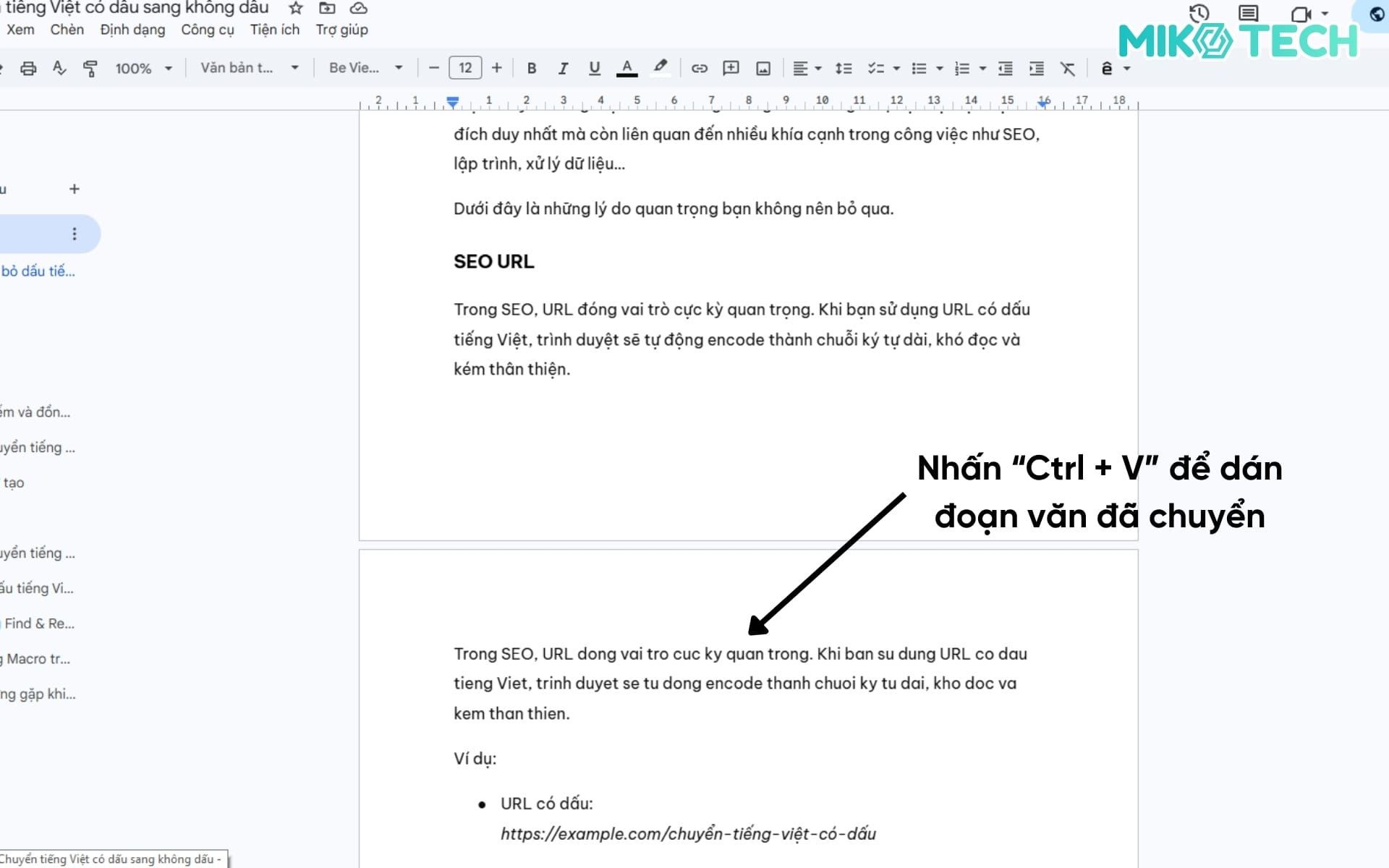 Bước 5: Dán kết quả