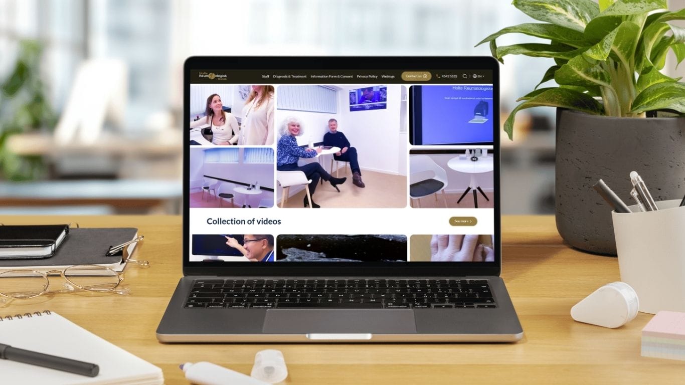 Thiết kế web Holte Reumatologisk Klinik