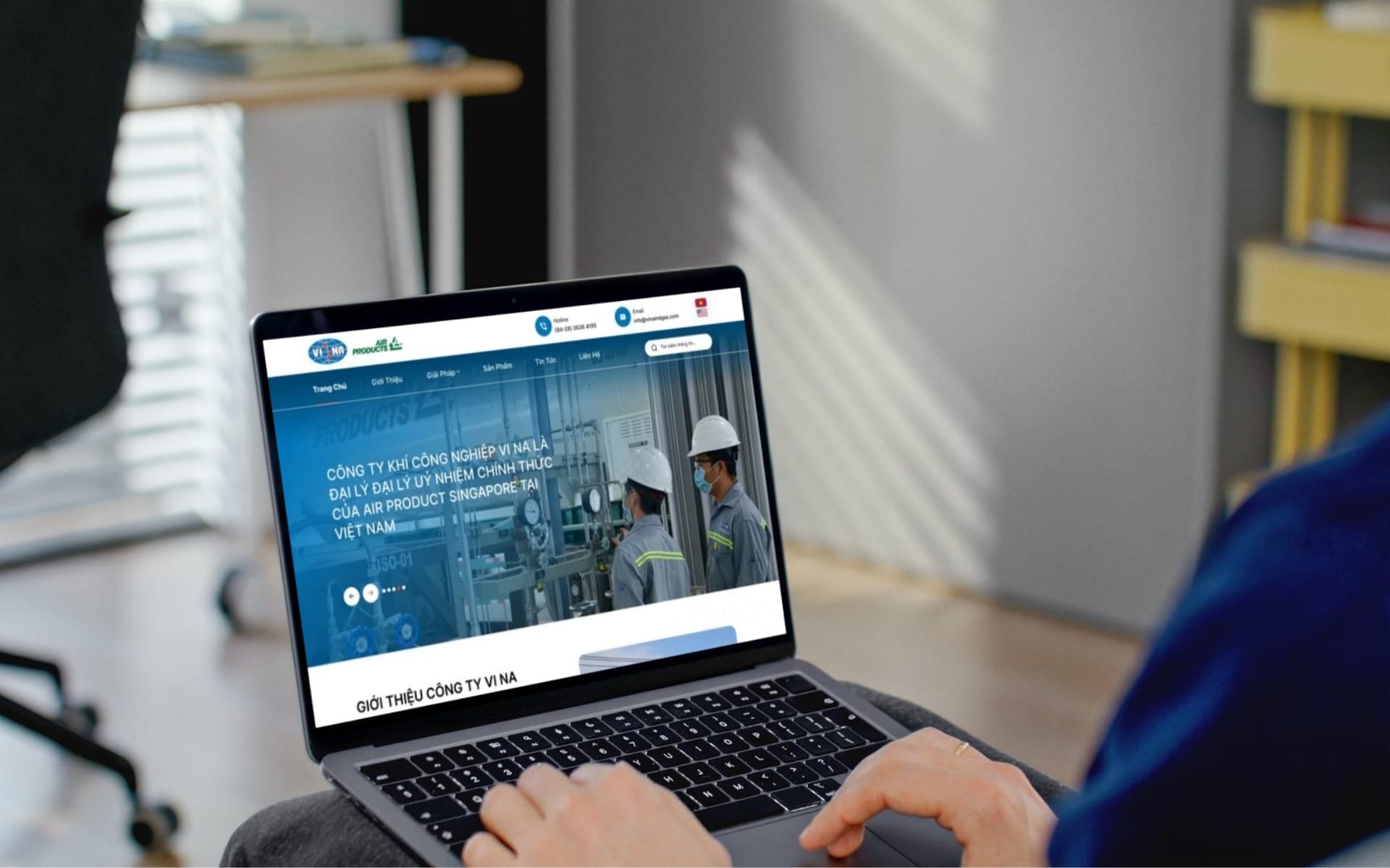 Thiết kế website Vinaindgas