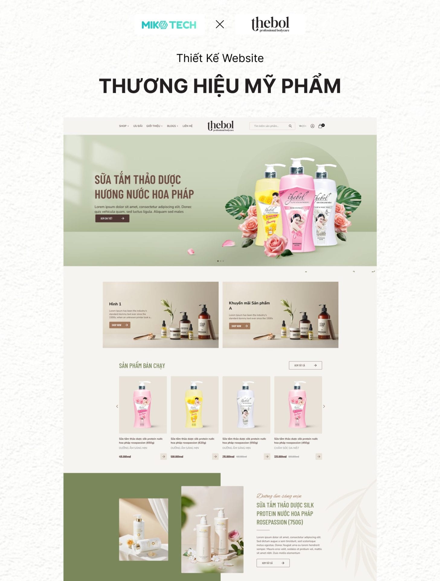 Dự án Thebol 2 Giao diện website Thebol