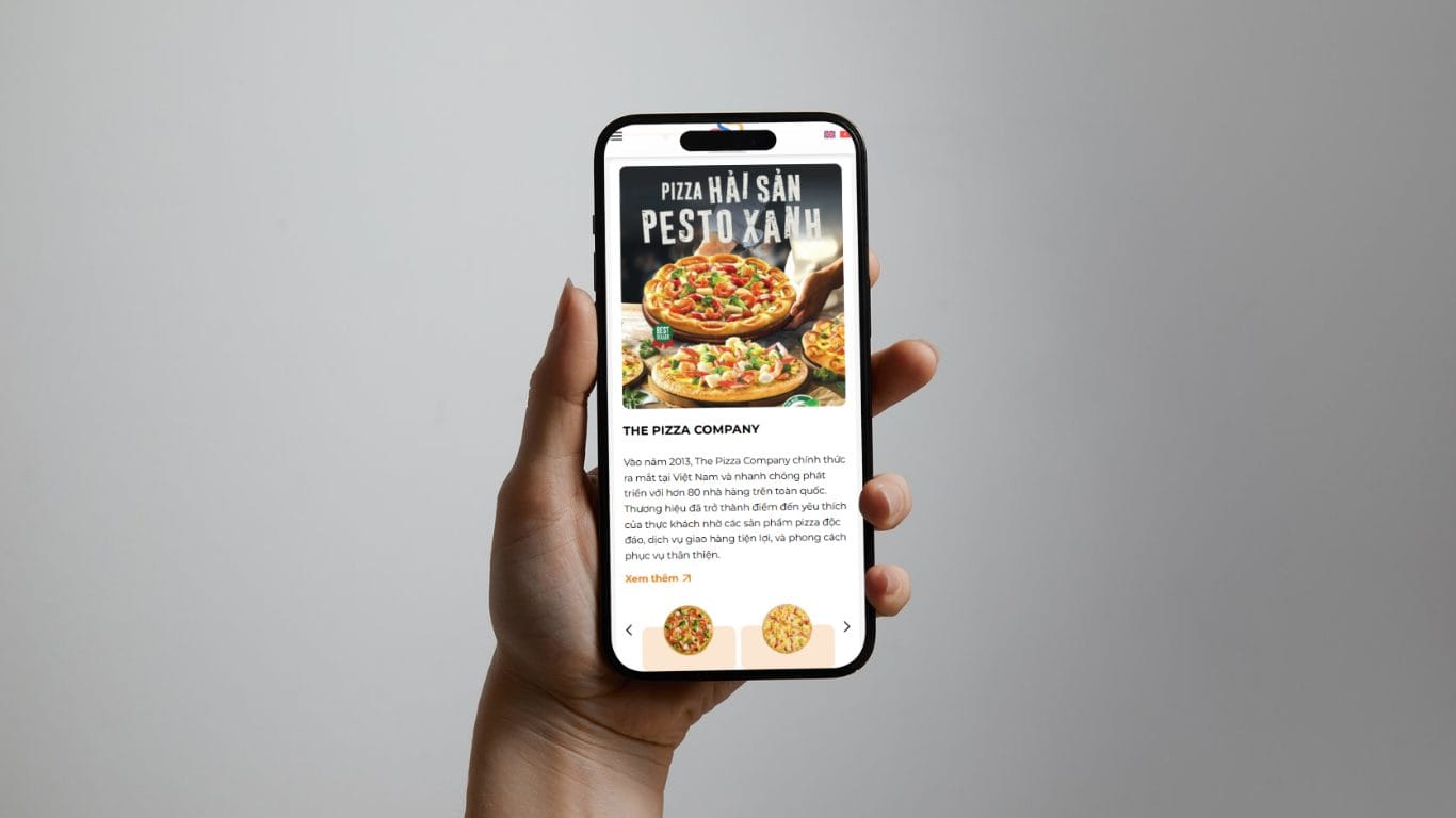 Dự án QSR Việt Nam 4 Mobile Responsive Website QSR