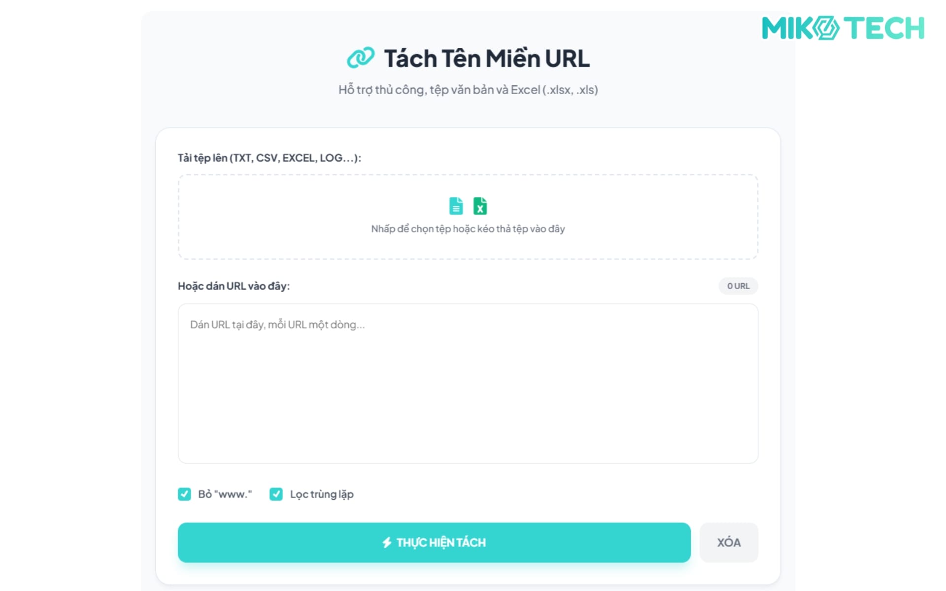 Tách tên miền từ URL 3 Trả về domain chính