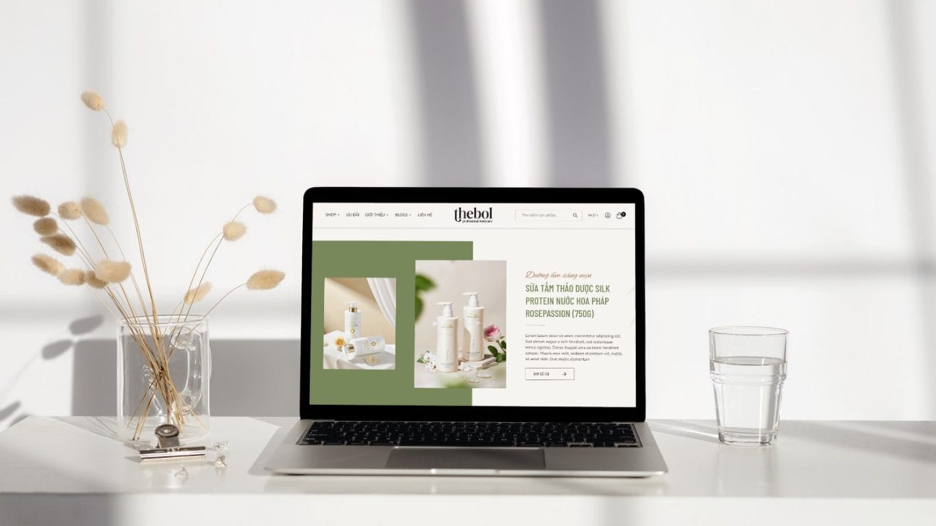 Dự án Thebol 4 Web design Thebol