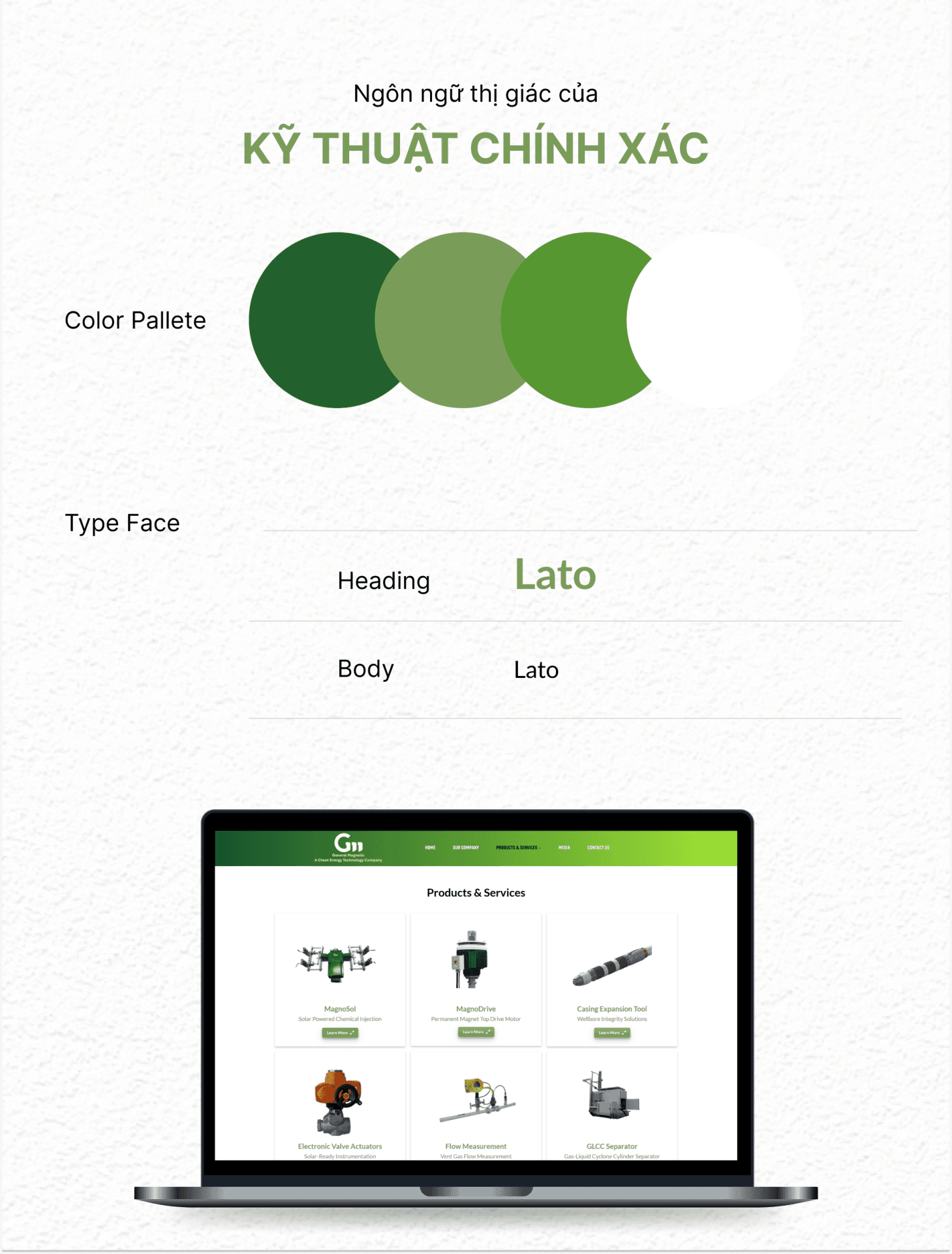 Giao diện web General Magnetic