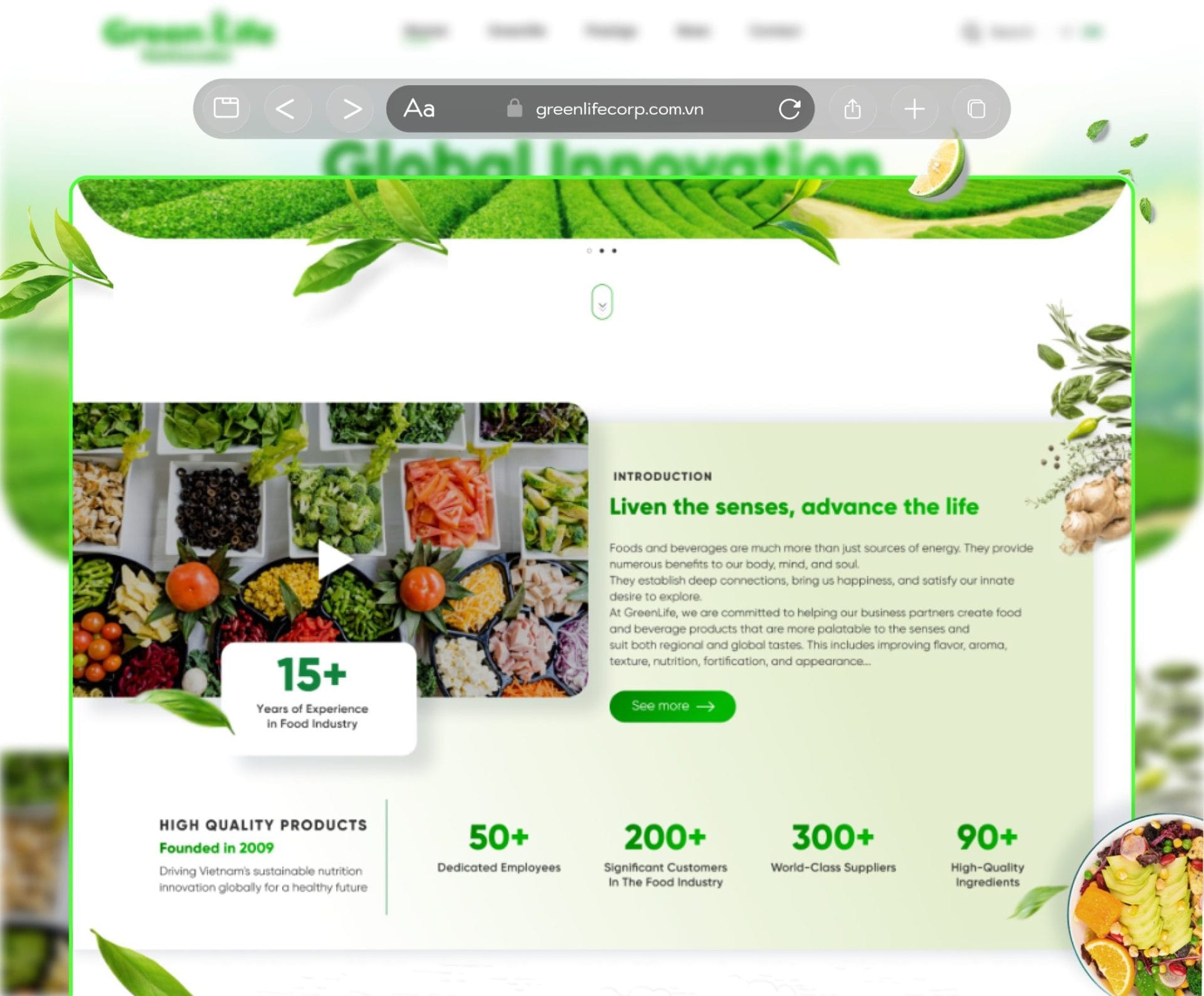 Dự án Green Life 2 Web Green Life
