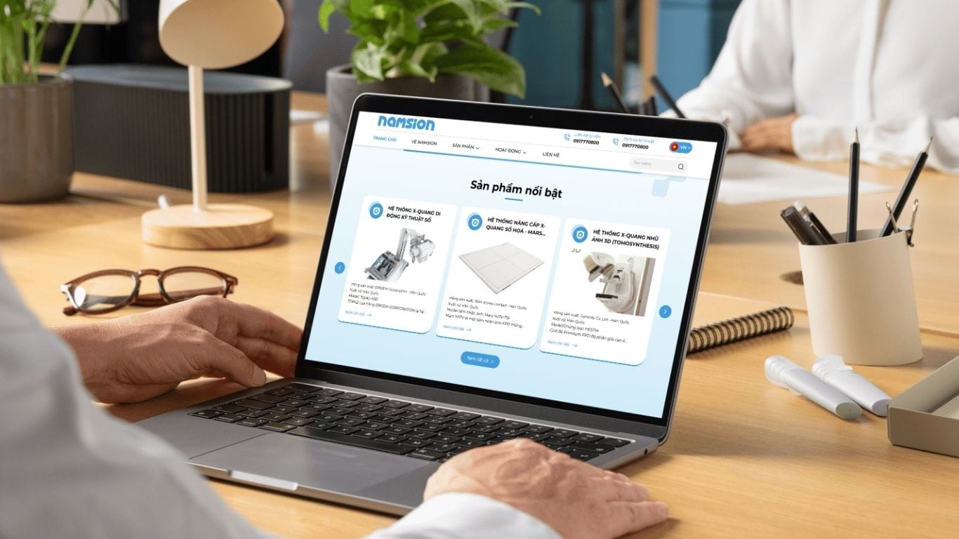 Dự án Namsion 4 Website Namsion